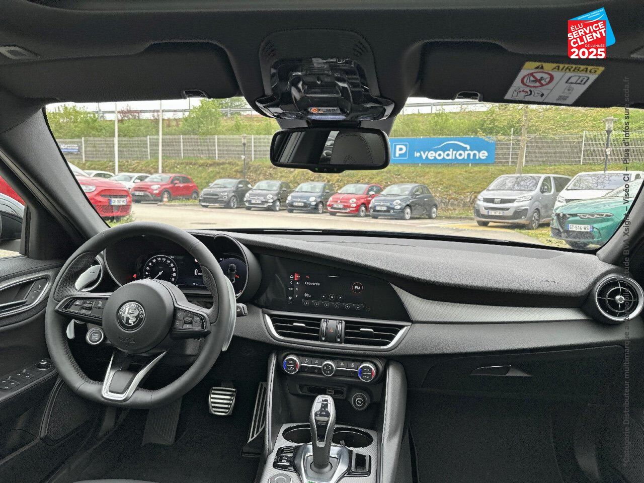 Véhicule d'occasion ALFA ROMEO GIULIA 2.2 DIESEL 160CH VELOCE AT8 chez Hyundai Besançon