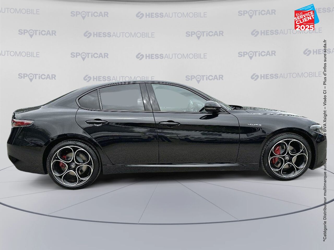 Véhicule d'occasion ALFA ROMEO GIULIA 2.2 DIESEL 160CH VELOCE AT8 chez Hyundai Besançon