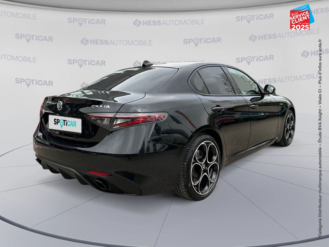 Véhicule d'occasion ALFA ROMEO GIULIA 2.2 DIESEL 160CH VELOCE AT8 chez Hyundai Besançon