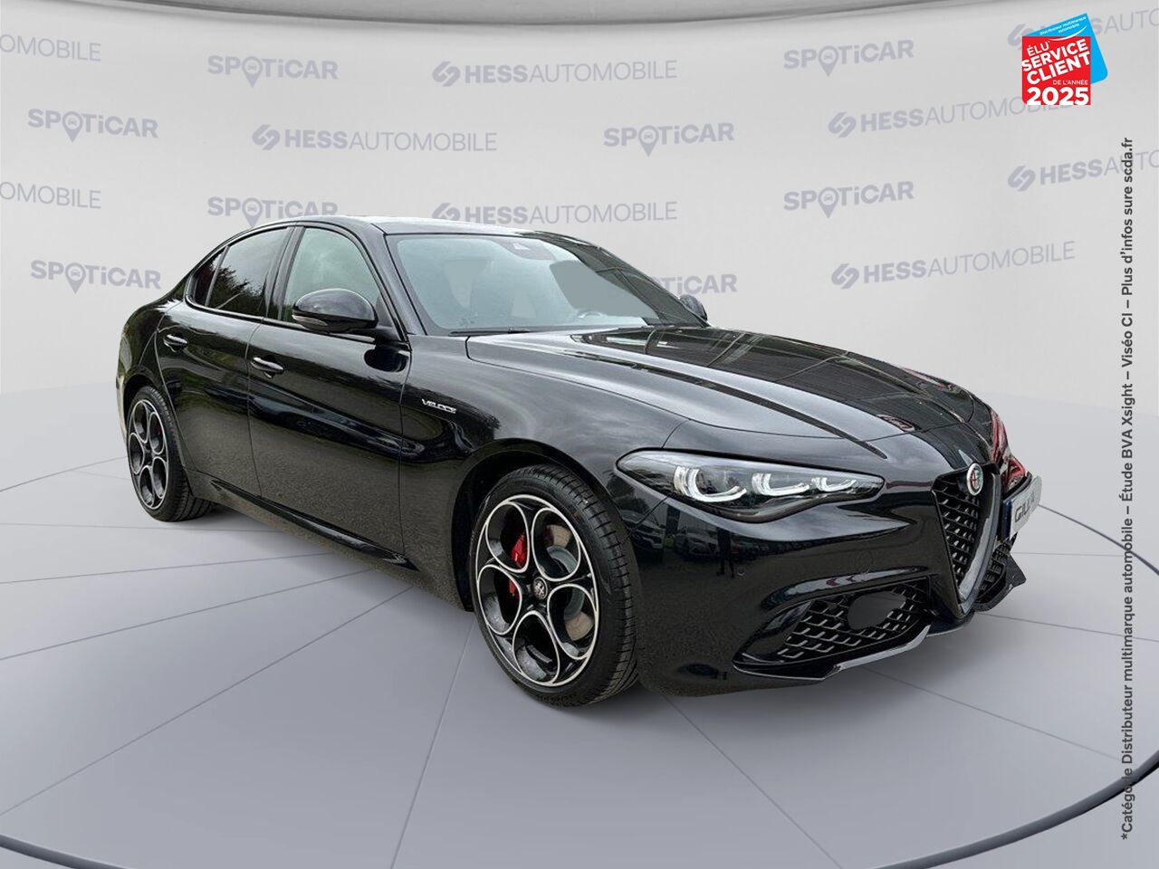 Véhicule d'occasion ALFA ROMEO GIULIA 2.2 DIESEL 160CH VELOCE AT8 chez Hyundai Besançon