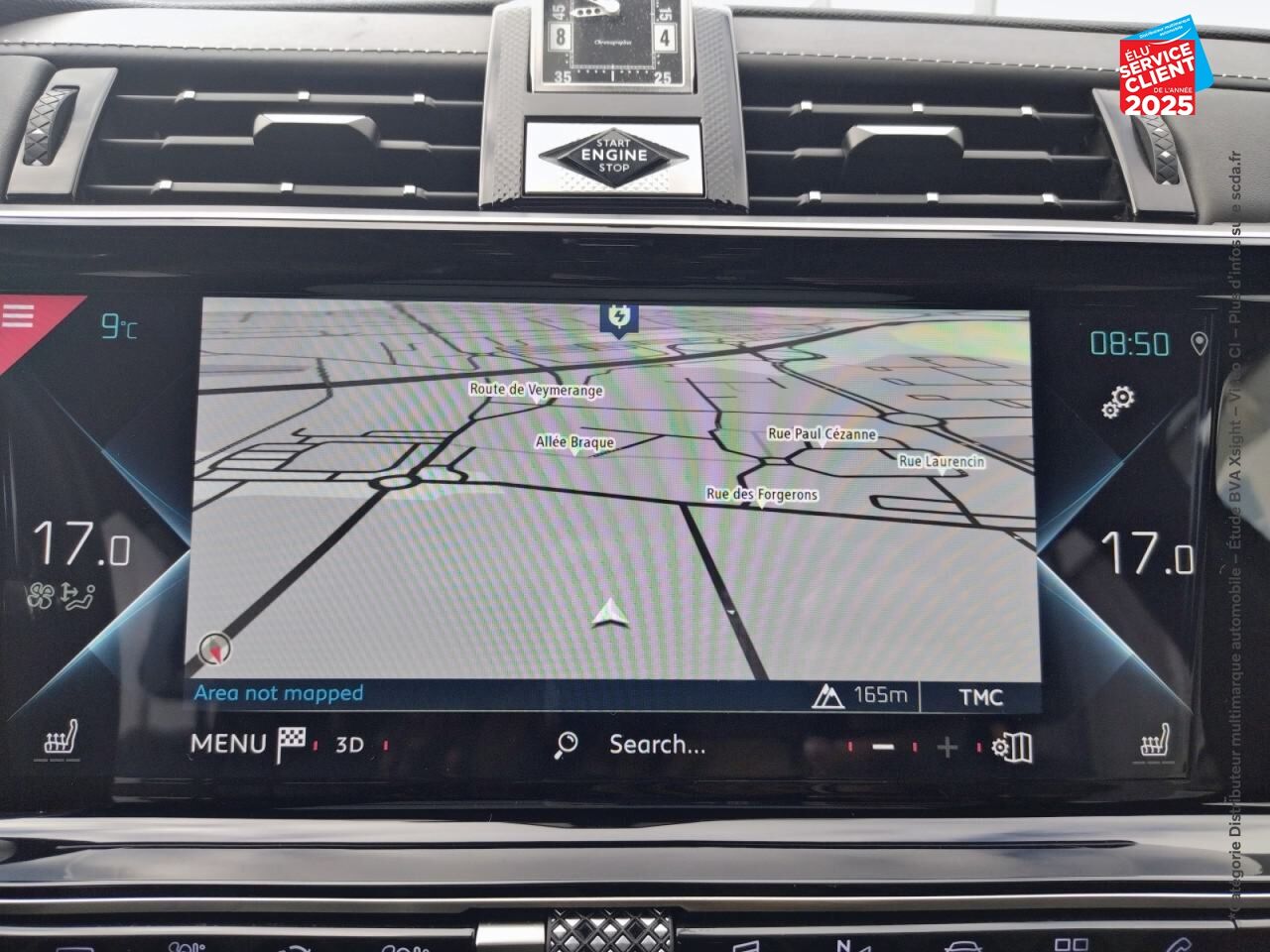 Véhicule d'occasion DS DS 7 CROSSBACK E-TENSE 4X4 300CH GRAND CHIC OPERA TPANO CUIR SIEGE CHAUF CAMERA GPS chez BMW Lons le Saunier
