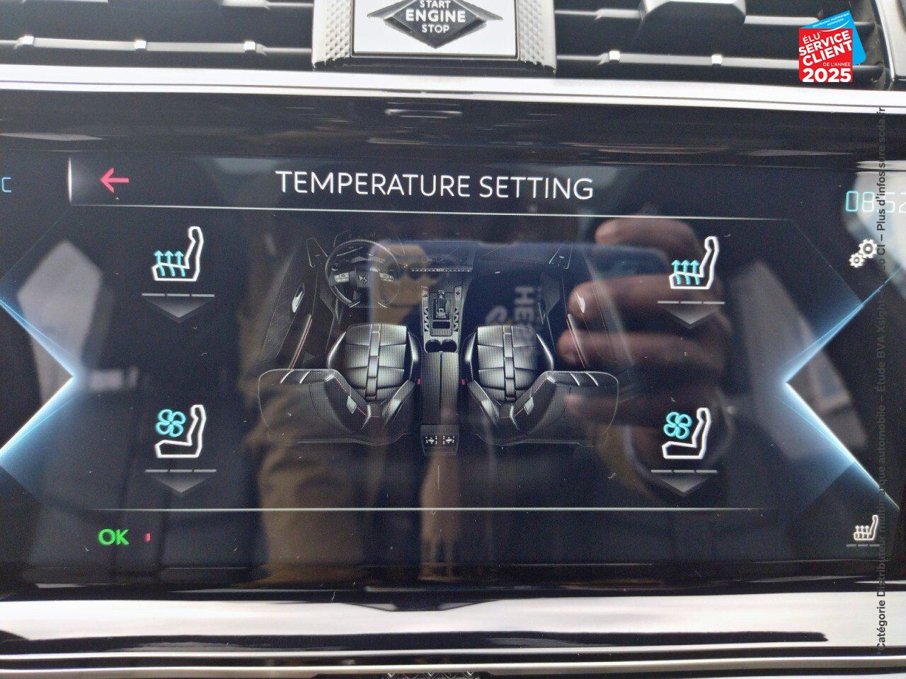 Véhicule d'occasion DS DS 7 CROSSBACK E-TENSE 4X4 300CH GRAND CHIC OPERA TPANO CUIR SIEGE CHAUF CAMERA GPS chez BMW Lons le Saunier