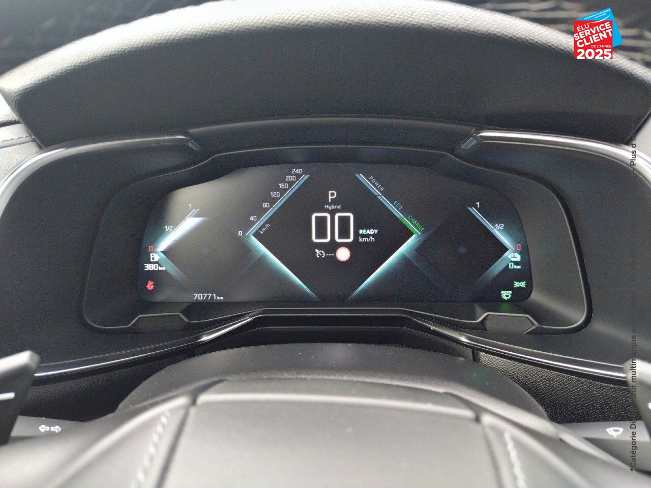 Véhicule d'occasion DS DS 7 CROSSBACK E-TENSE 4X4 300CH GRAND CHIC OPERA TPANO CUIR SIEGE CHAUF CAMERA GPS chez BMW Lons le Saunier
