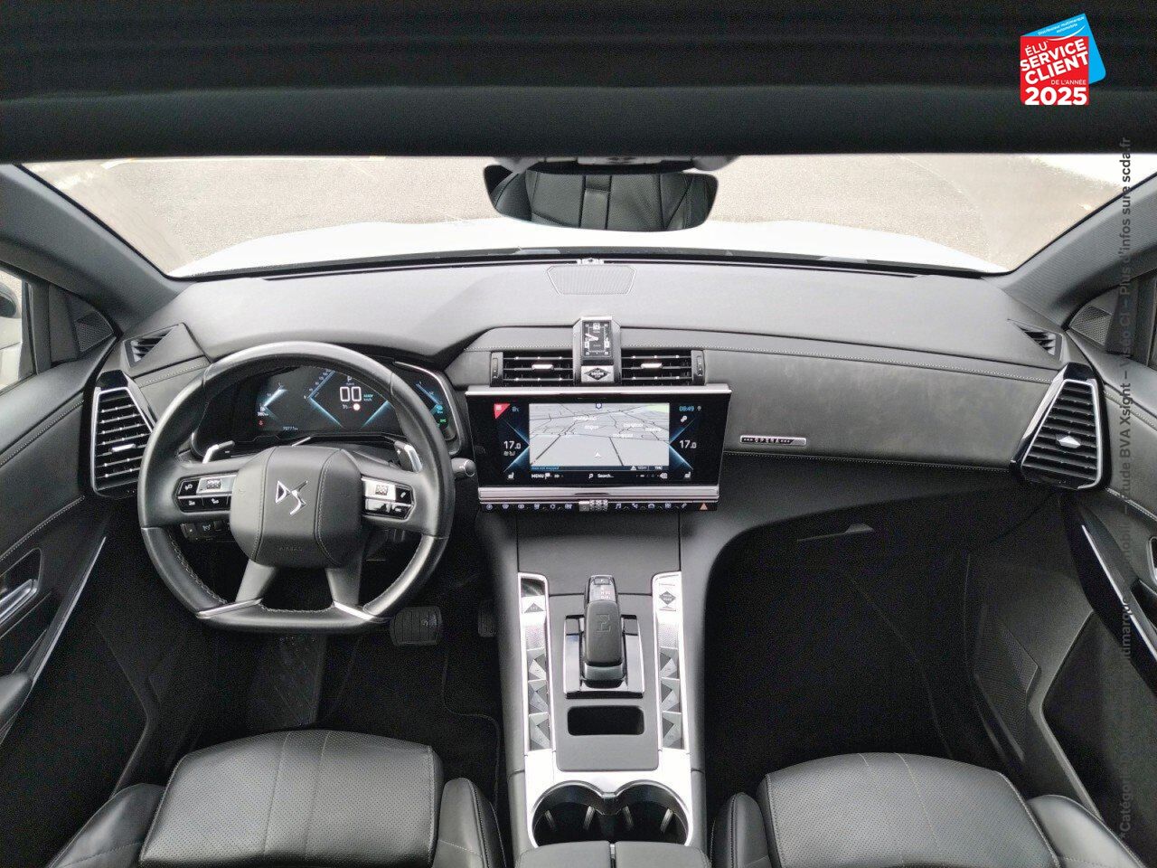 Véhicule d'occasion DS DS 7 CROSSBACK E-TENSE 4X4 300CH GRAND CHIC OPERA TPANO CUIR SIEGE CHAUF CAMERA GPS chez BMW Lons le Saunier