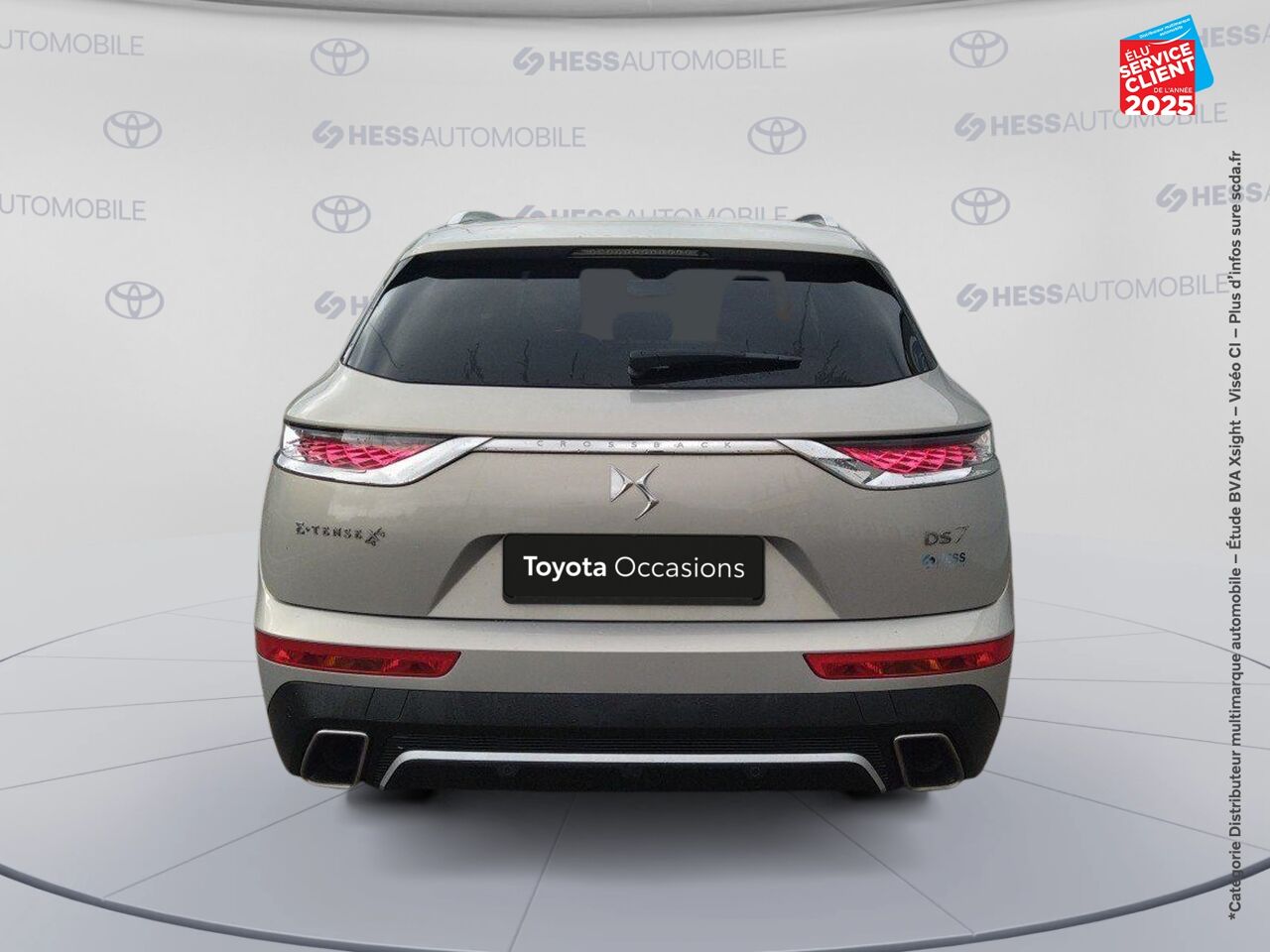 Véhicule d'occasion DS DS 7 CROSSBACK E-TENSE 4X4 300CH GRAND CHIC OPERA TPANO CUIR SIEGE CHAUF CAMERA GPS chez BMW Lons le Saunier
