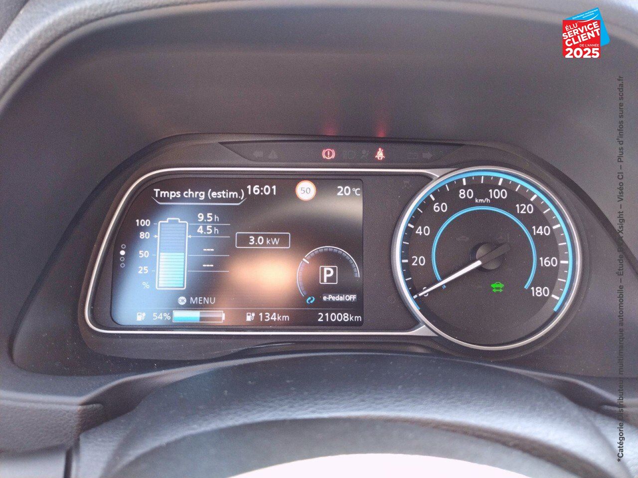 Véhicule d'occasion NISSAN LEAF 150CH 40KWH N-CONNECTA 22 chez Hyundai Epernay