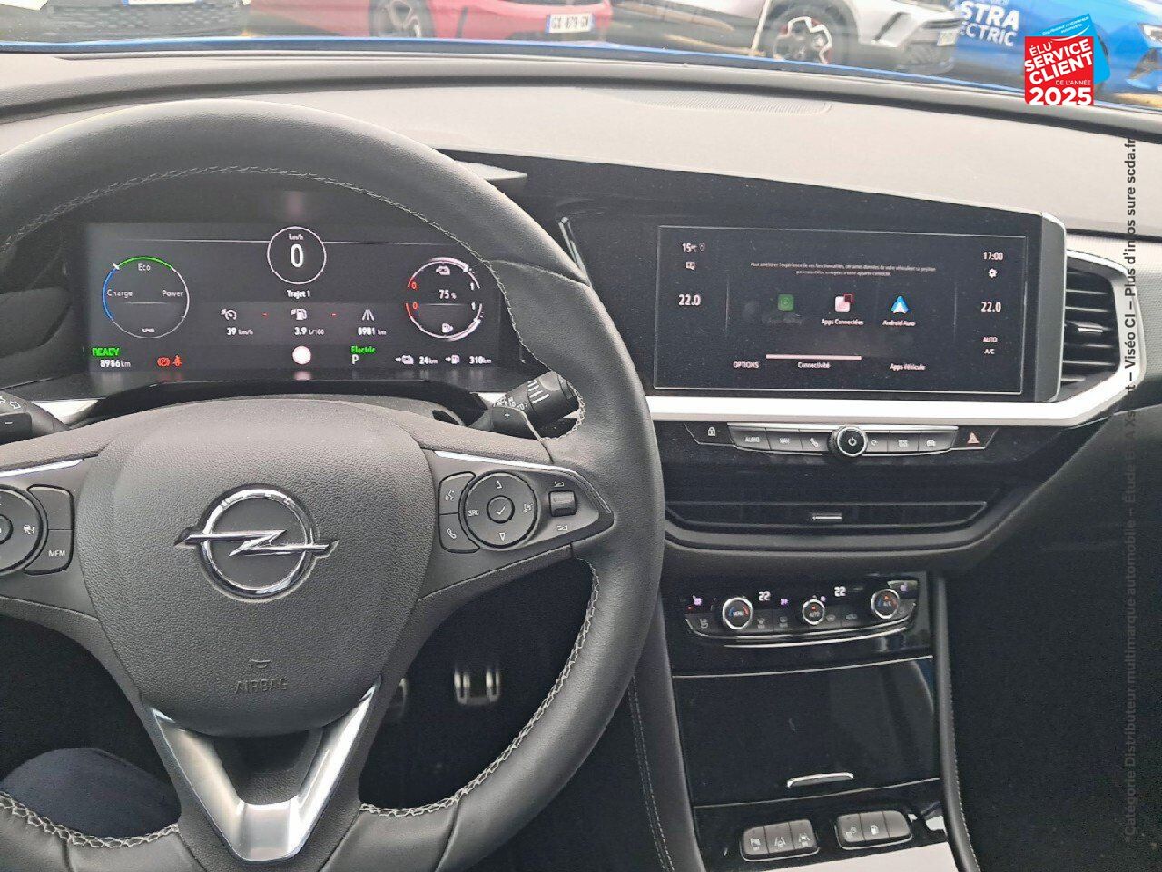 Véhicule d'occasion OPEL GRANDLAND 1.6 TURBO 225CH HYBRIDE ELEGANCE BUSINESS MY23 chez Dacia Belfort
