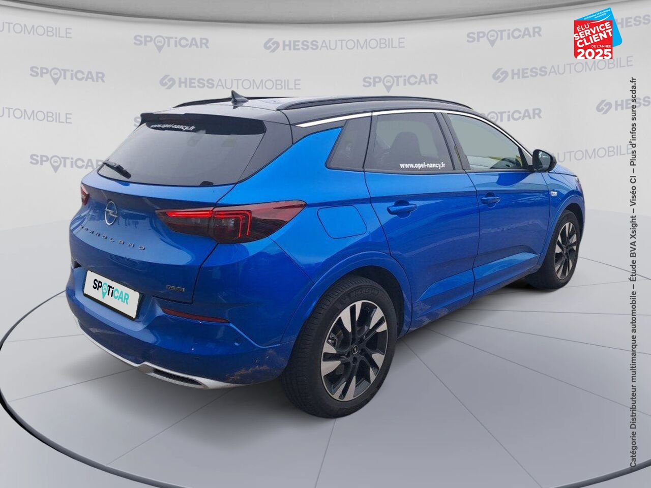 Véhicule d'occasion OPEL GRANDLAND 1.6 TURBO 225CH HYBRIDE ELEGANCE BUSINESS MY23 chez Dacia Belfort