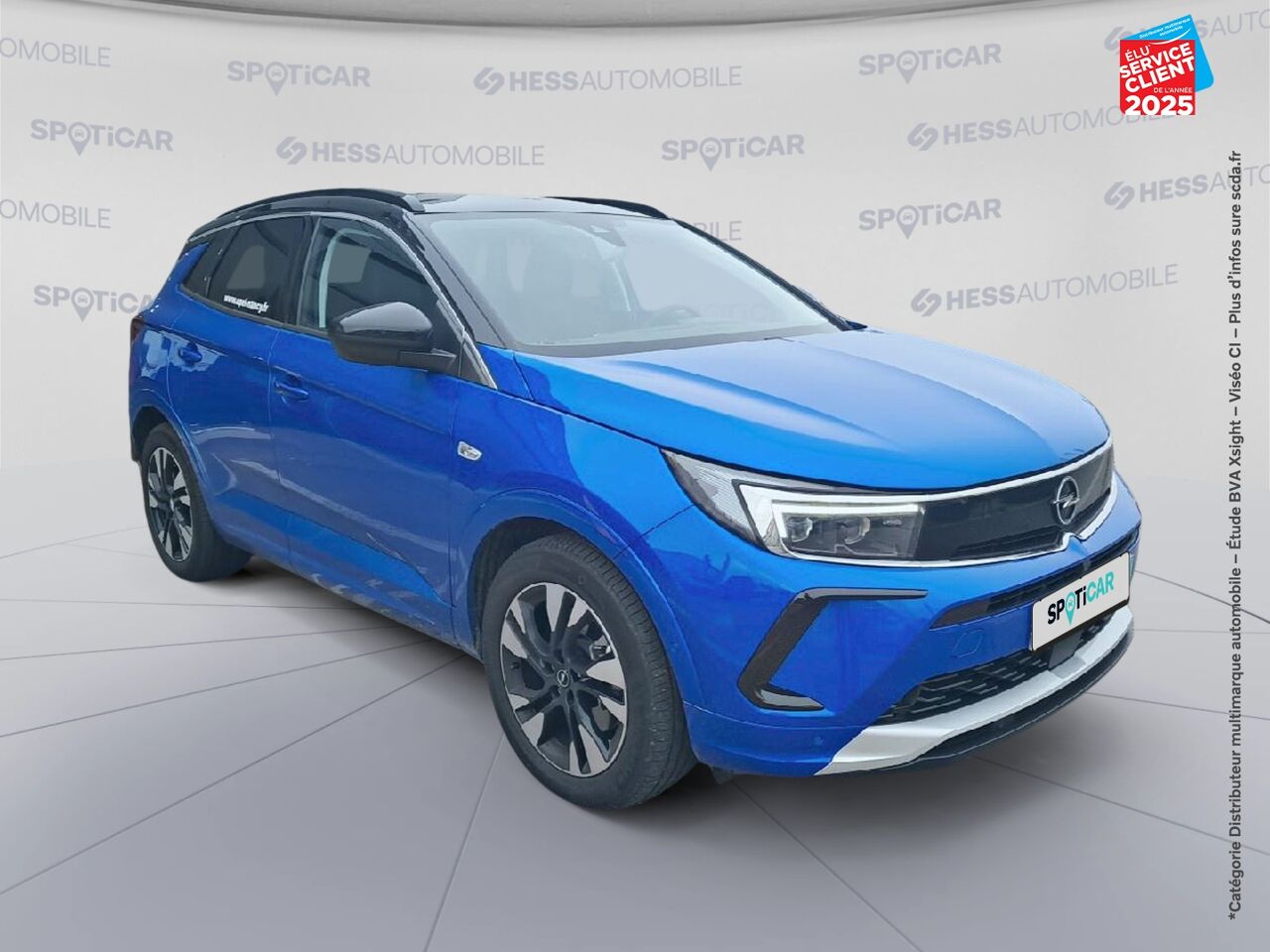 Véhicule d'occasion OPEL GRANDLAND 1.6 TURBO 225CH HYBRIDE ELEGANCE BUSINESS MY23 chez Dacia Belfort