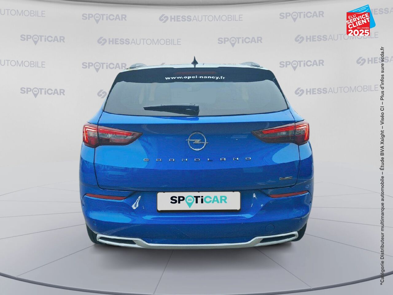 Véhicule d'occasion OPEL GRANDLAND 1.6 TURBO 225CH HYBRIDE ELEGANCE BUSINESS MY23 chez Dacia Belfort