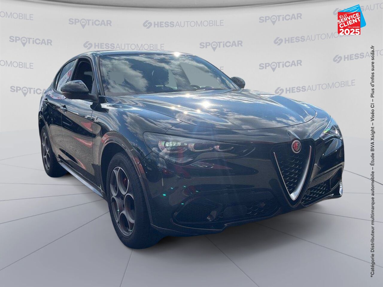 Véhicule d'occasion ALFA ROMEO STELVIO 2.2 DIESEL 210CH TI Q4 AT8 MY22 chez BMW Belfort