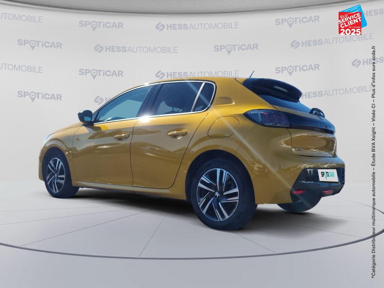 Véhicule d'occasion PEUGEOT 208 1.2 PURETECH 100CH SS ALLURE PACK chez Opel Bar le Duc