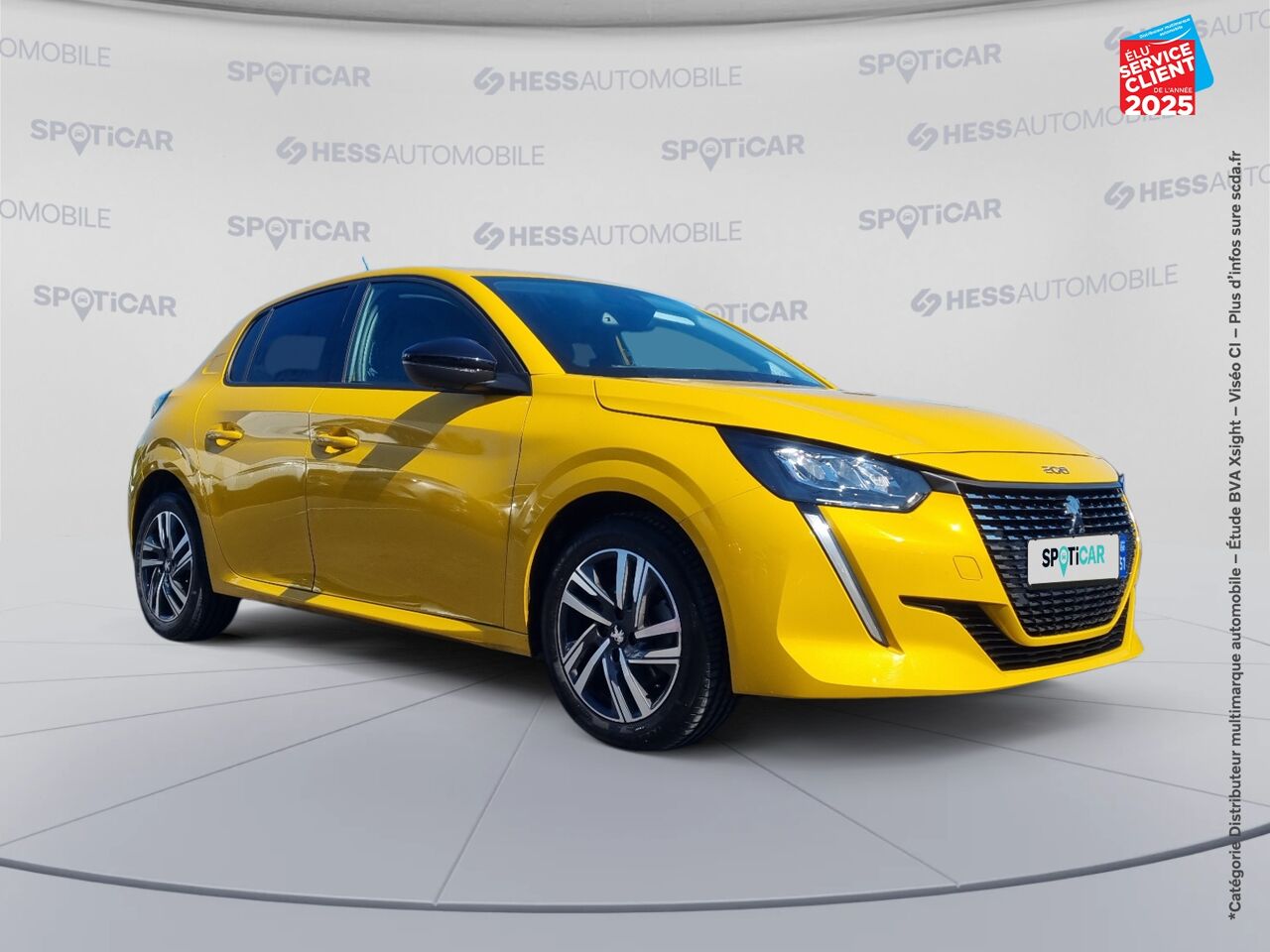 Véhicule d'occasion PEUGEOT 208 1.2 PURETECH 100CH SS ALLURE PACK chez Opel Bar le Duc