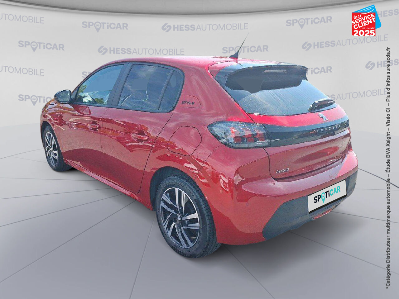 Véhicule d'occasion PEUGEOT 208 1.2 PURETECH 75CH SS STYLE chez Toyota Saint Dizier