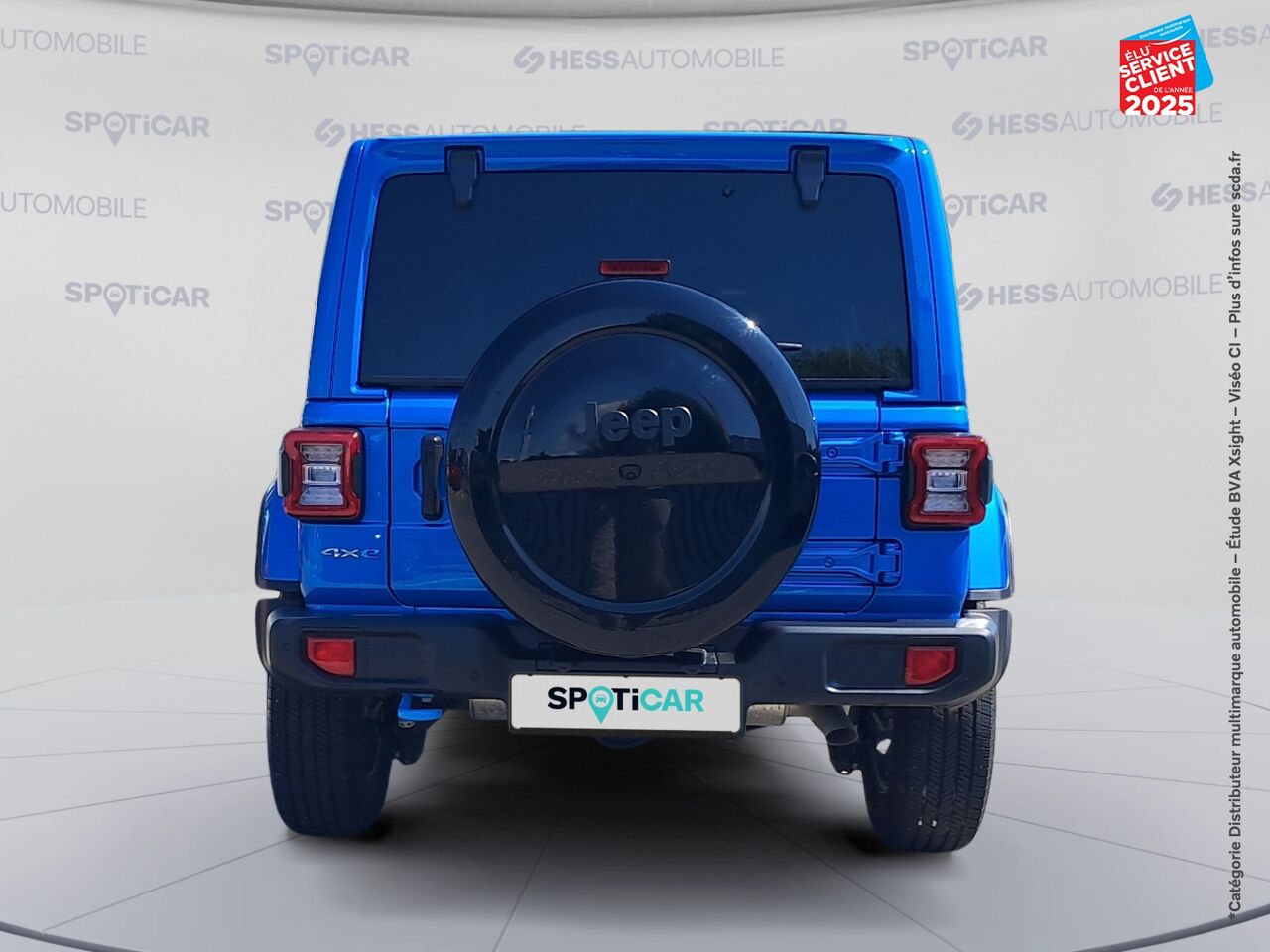 Véhicule d'occasion JEEP WRANGLER UNLIMITED 2.0 T 380CH 4XE OVERLAND COMMAND-TRAC MY23 TOUVRANT SIEGES CHAUF/CUIR GPS chez Hyundai Chalons