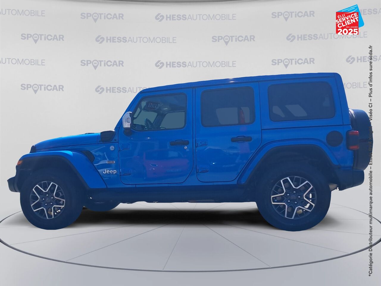 Véhicule d'occasion JEEP WRANGLER UNLIMITED 2.0 T 380CH 4XE OVERLAND COMMAND-TRAC MY23 TOUVRANT SIEGES CHAUF/CUIR GPS chez Hyundai Chalons