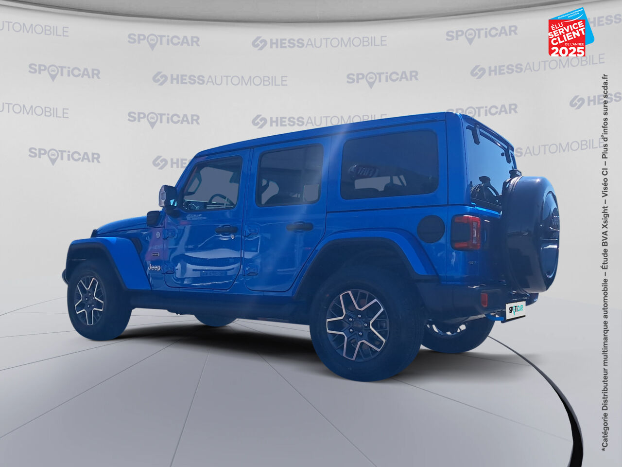 Véhicule d'occasion JEEP WRANGLER UNLIMITED 2.0 T 380CH 4XE OVERLAND COMMAND-TRAC MY23 TOUVRANT SIEGES CHAUF/CUIR GPS chez Hyundai Chalons