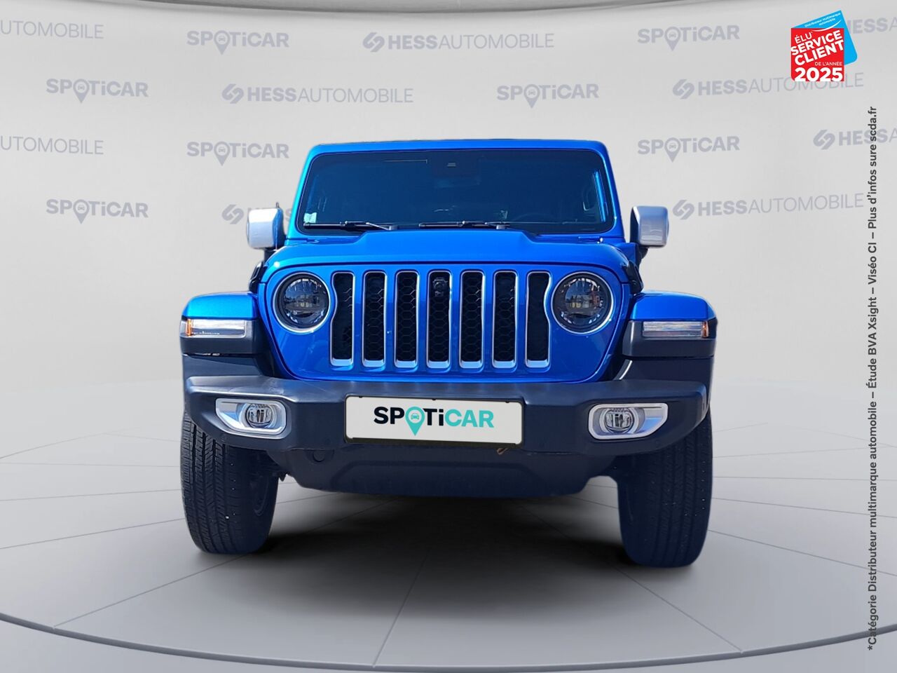 Véhicule d'occasion JEEP WRANGLER UNLIMITED 2.0 T 380CH 4XE OVERLAND COMMAND-TRAC MY23 TOUVRANT SIEGES CHAUF/CUIR GPS chez Hyundai Chalons