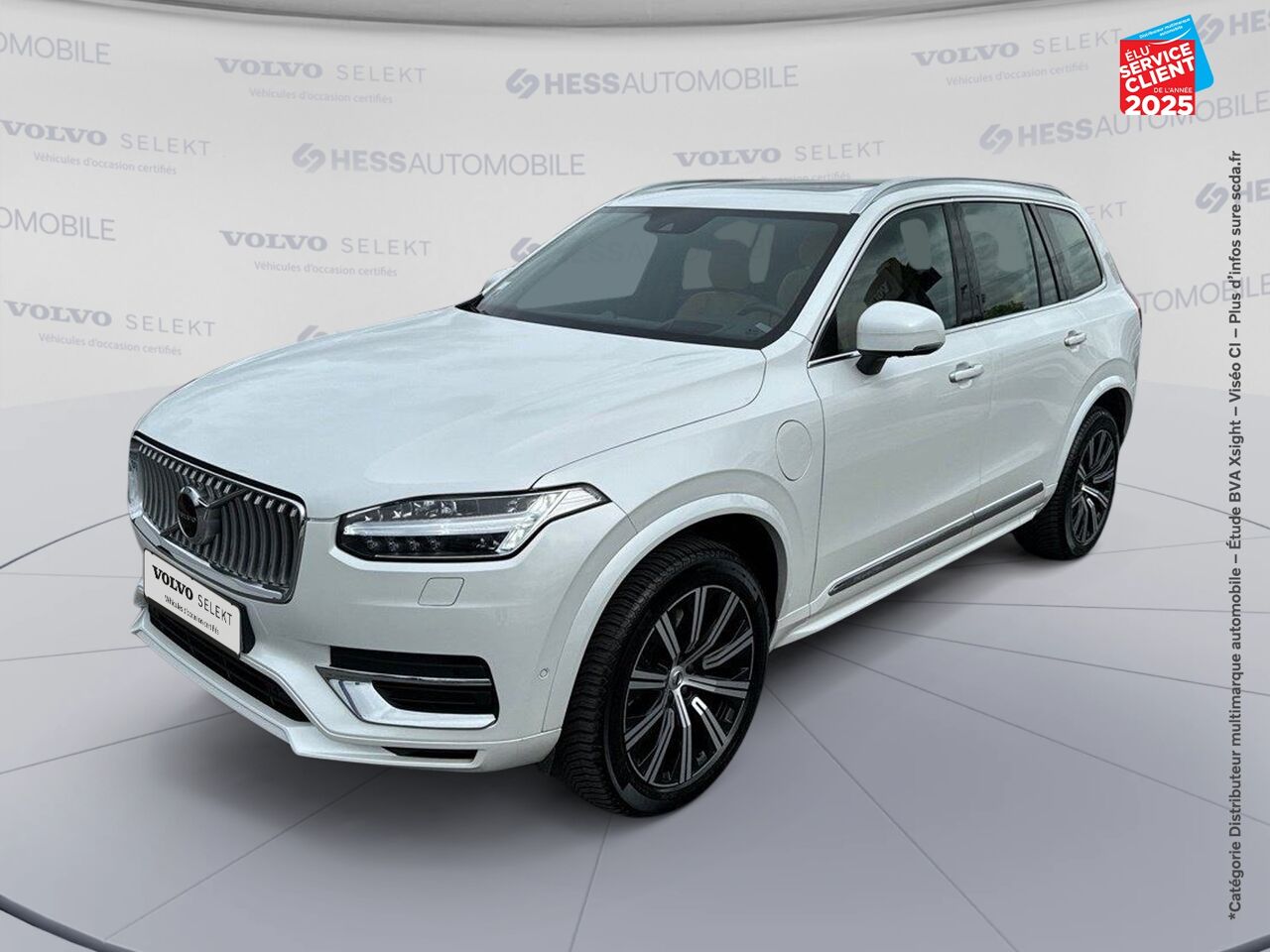 Véhicule d'occasion VOLVO XC90 T8 TWIN ENGINE 303 + 87CH INSCRIPTION LUXE GEARTRONIC 7 PLACES 48G chez Renault Sélestat