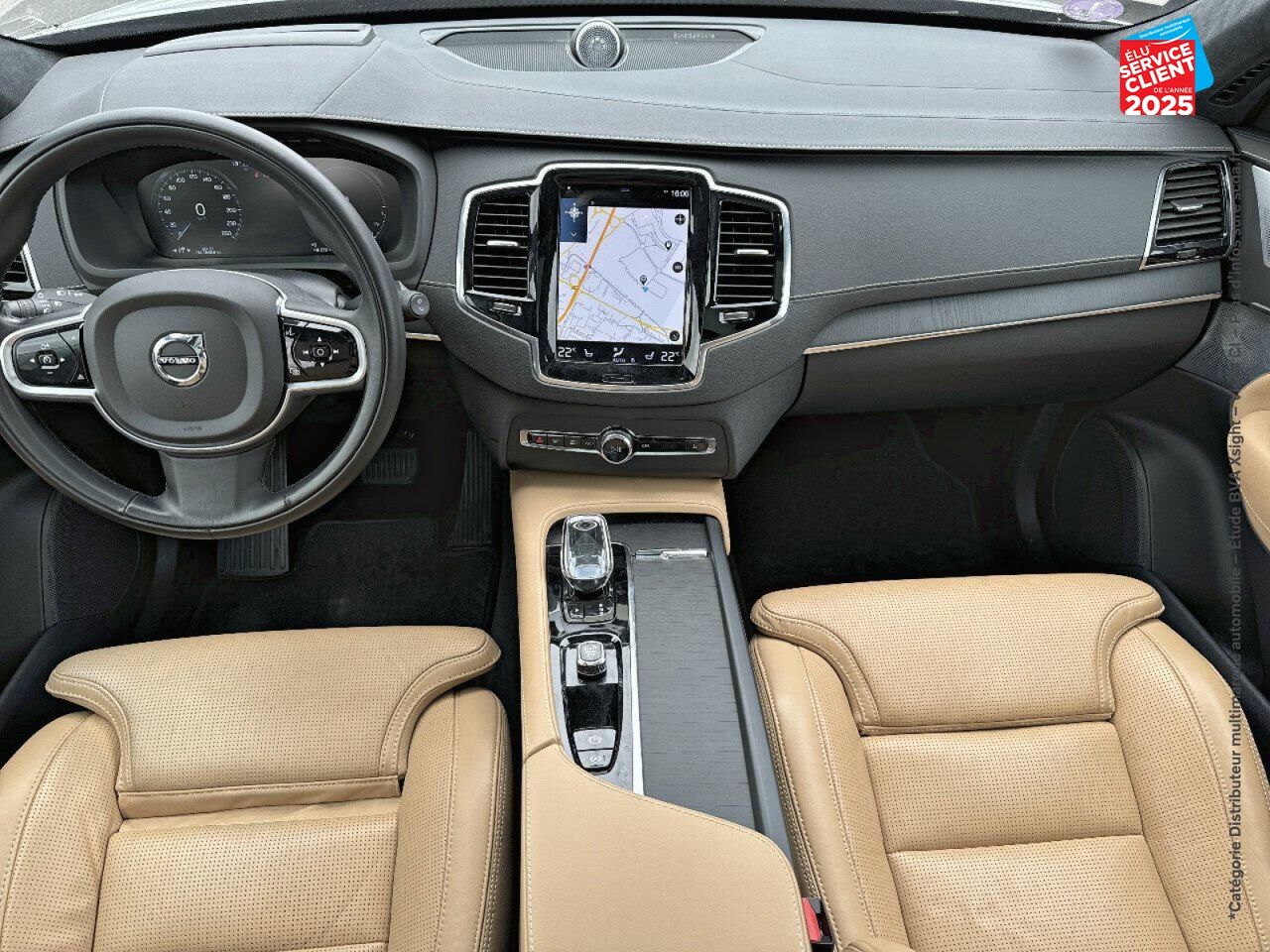 Véhicule d'occasion VOLVO XC90 T8 TWIN ENGINE 303 + 87CH INSCRIPTION LUXE GEARTRONIC 7 PLACES 48G chez Renault Sélestat