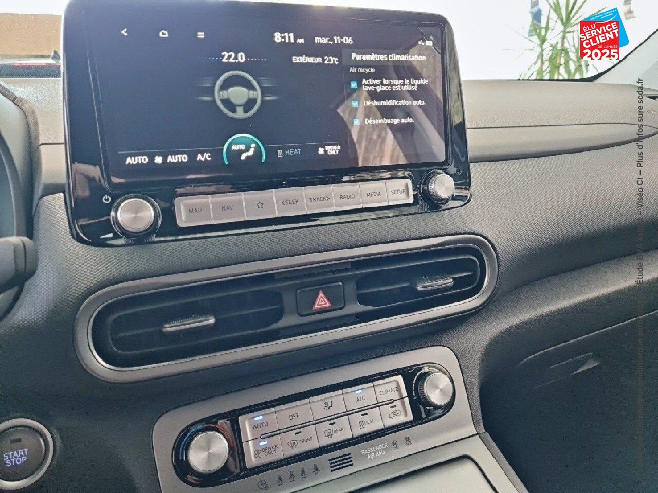 Véhicule d'occasion HYUNDAI KONA ELECTRIC 39KWH - 136CH CREATIVE chez Hyundai Epernay