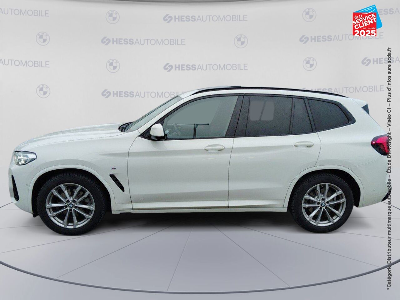 Véhicule d'occasion BMW X3 XDRIVE20D 190CH M SPORT TOUVRANT SIEGES CUIR GPS chez BMW Lons le Saunier