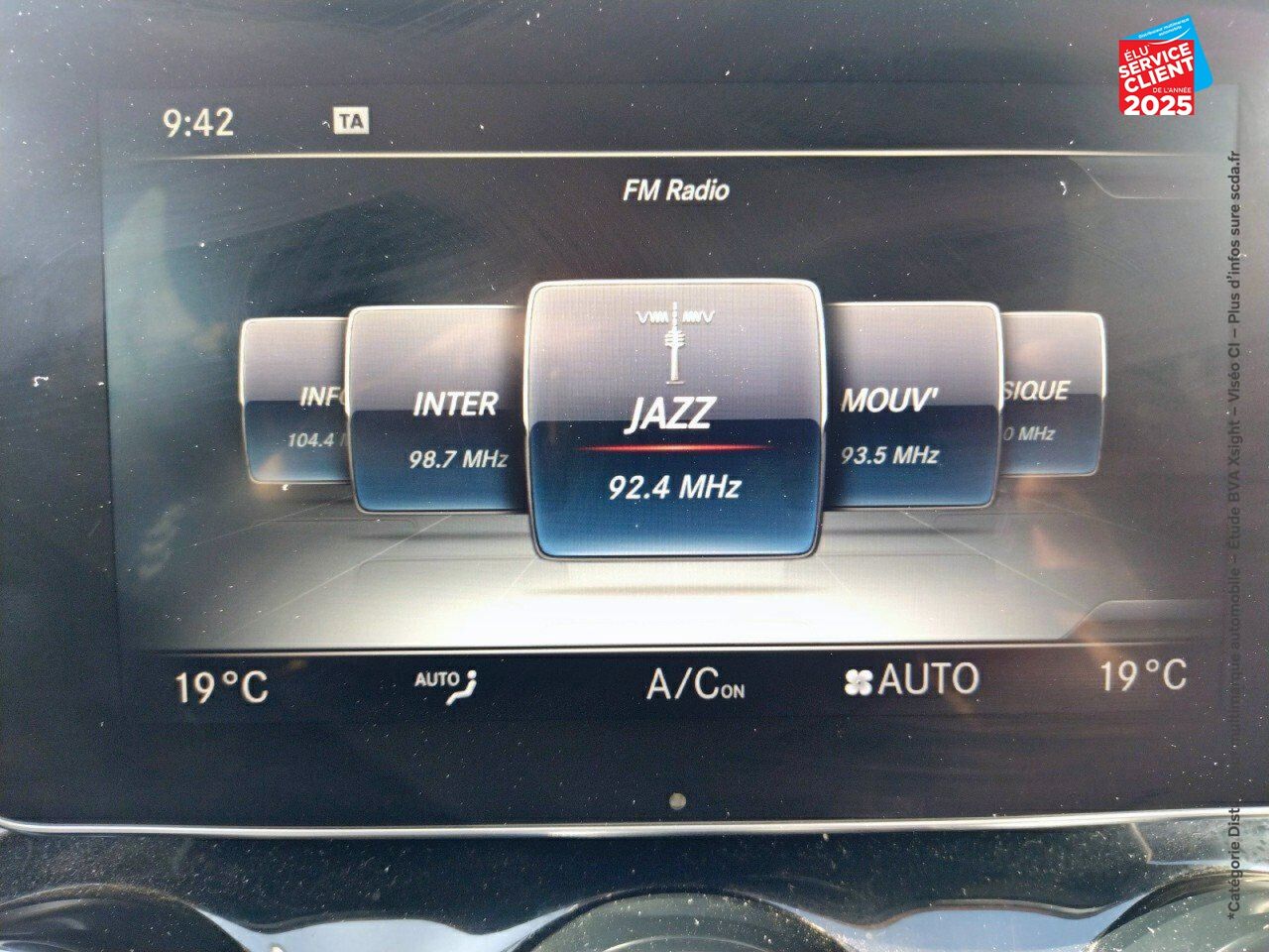 Véhicule d'occasion MERCEDES-BENZ CLASSE C 220 D EXECUTIVE 9G-TRONIC chez Renault Saint-Louis