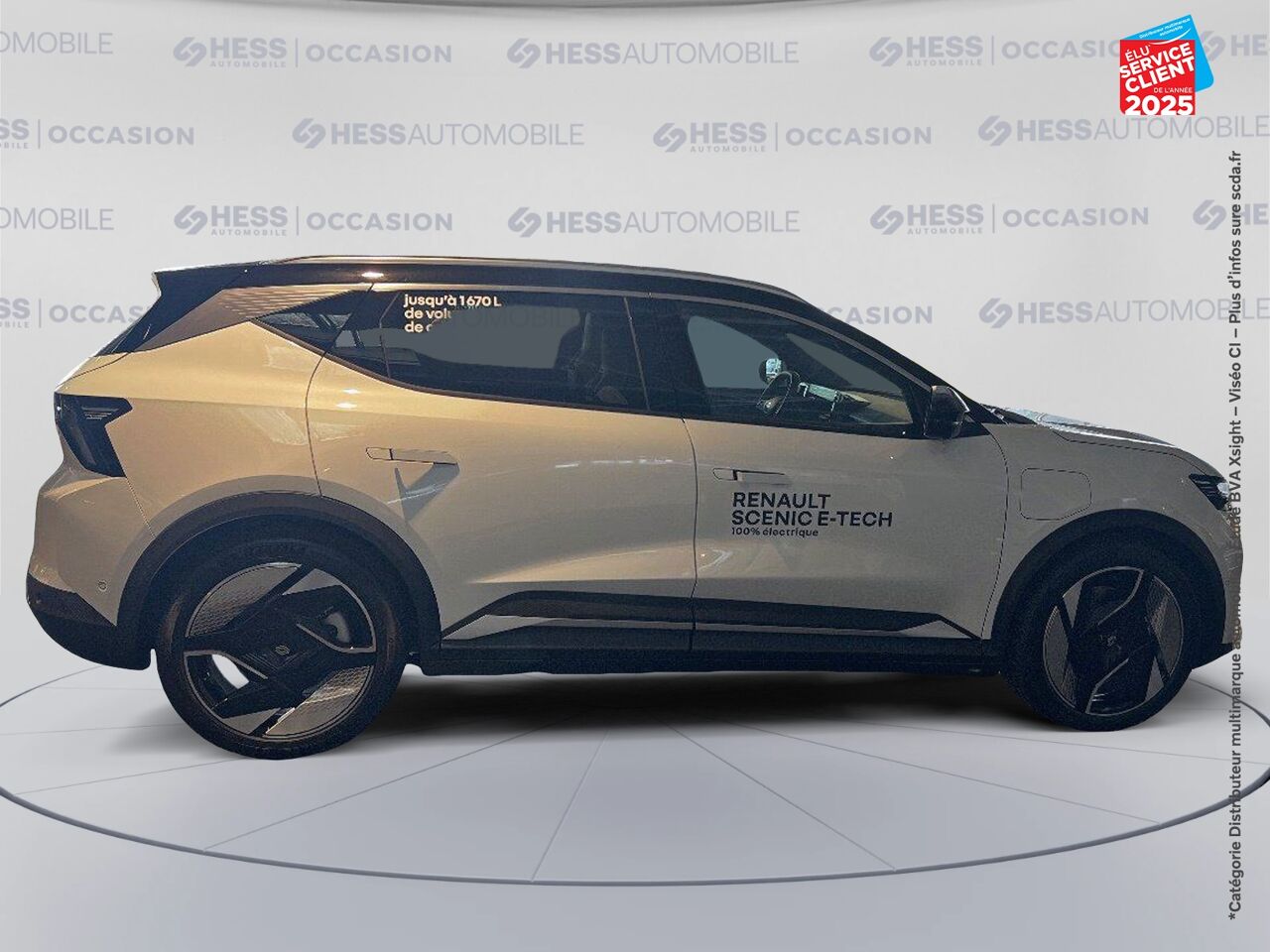 Véhicule d'occasion RENAULT SCENIC E-TECH ELECTRIC 220CH TECHNO ESPRIT ICONIC GRANDE AUTONOMIE chez Renault Strasbourg