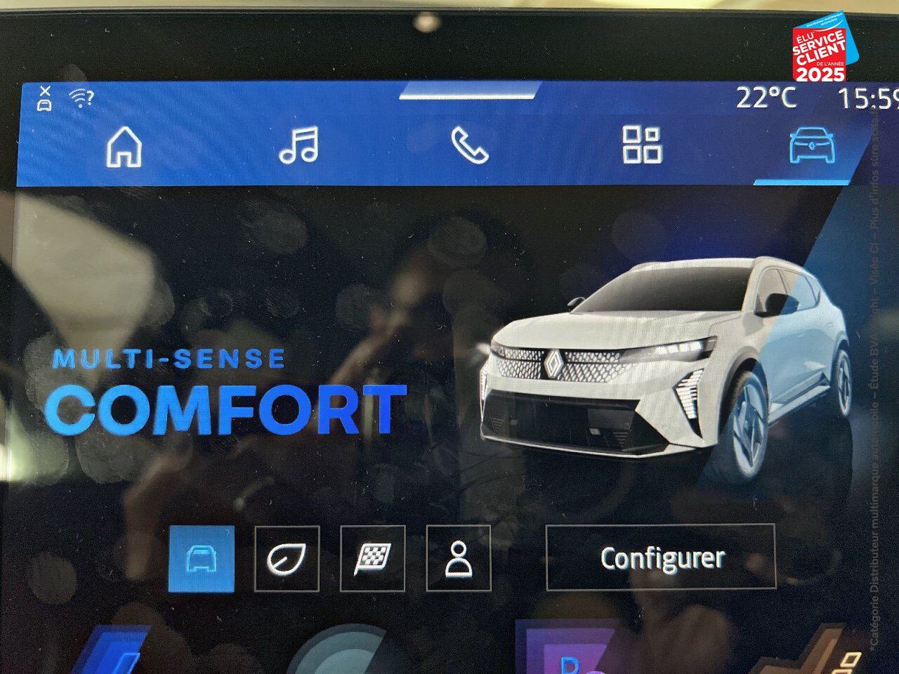 Véhicule d'occasion RENAULT SCENIC E-TECH ELECTRIC 220CH TECHNO ESPRIT ICONIC GRANDE AUTONOMIE chez Renault Strasbourg