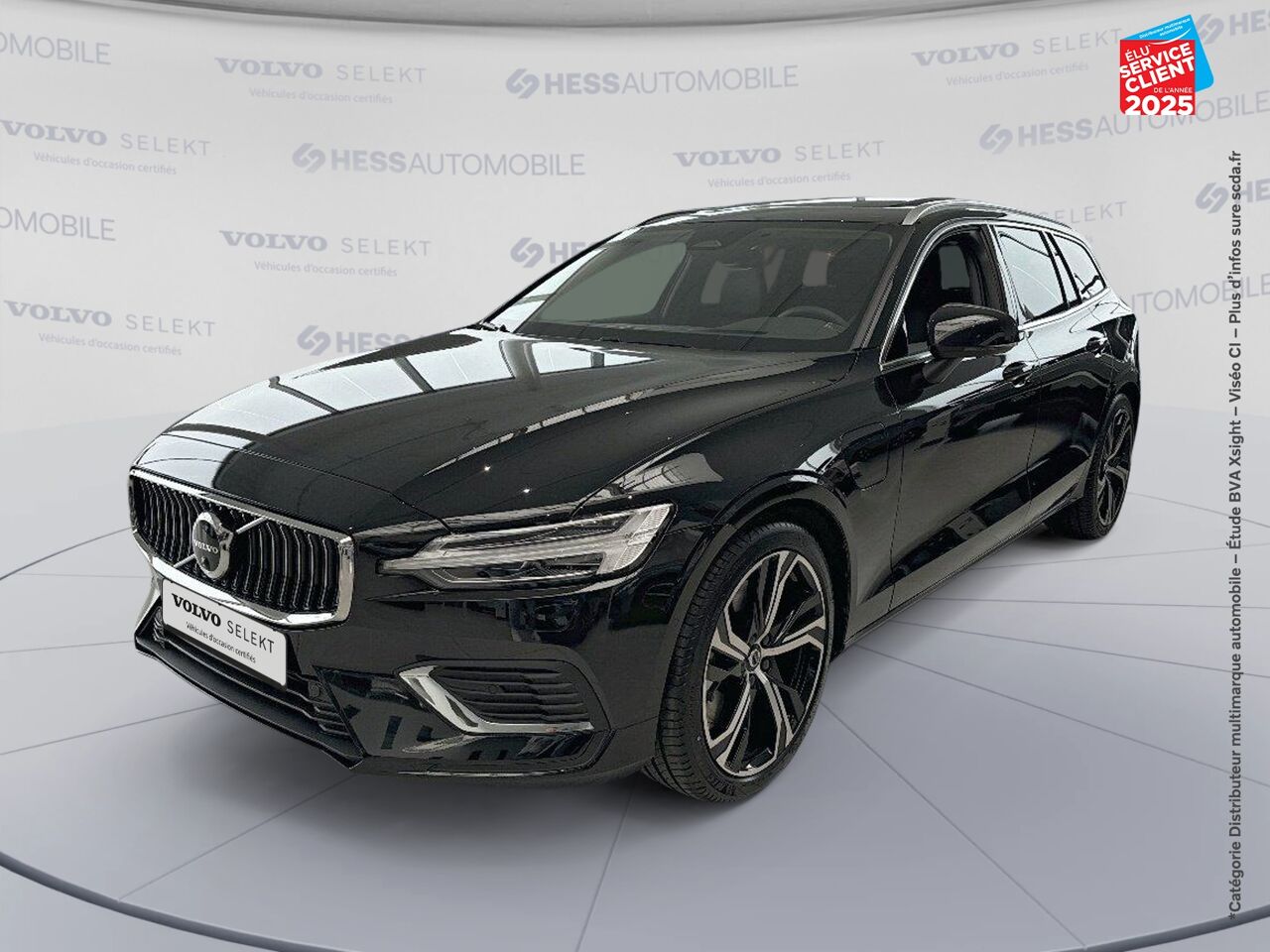 Véhicule d'occasion VOLVO V60 T6 AWD 253+145CH ULTIMATE STYLE CHROME GEARTRONIC 8 chez Toyota Sarreguemines