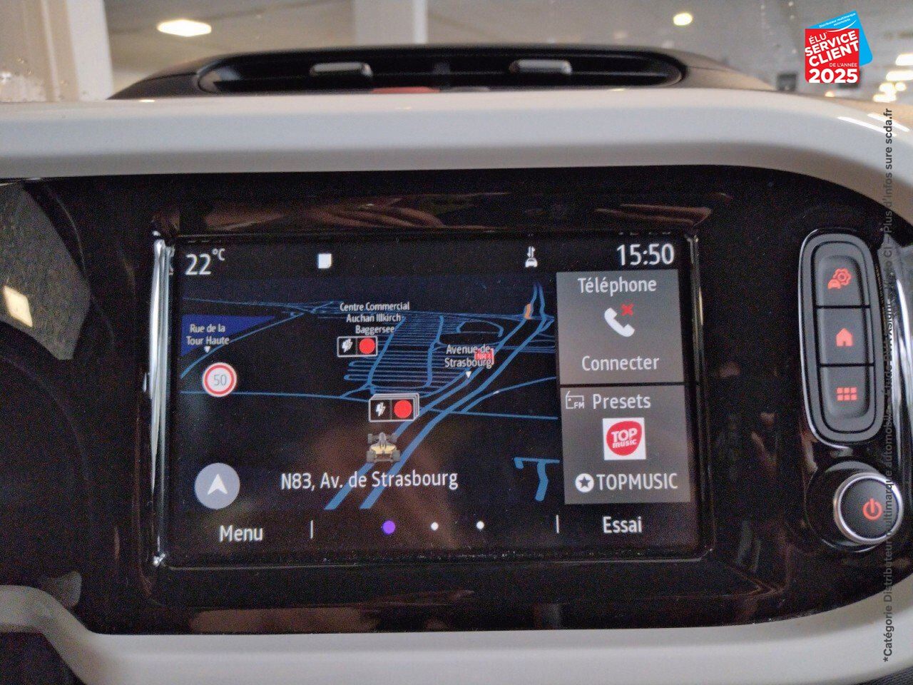 Véhicule d'occasion RENAULT TWINGO E-TECH ELECTRIC VIBES R80 ACHAT INTEGRAL - 21 chez Renault Colmar