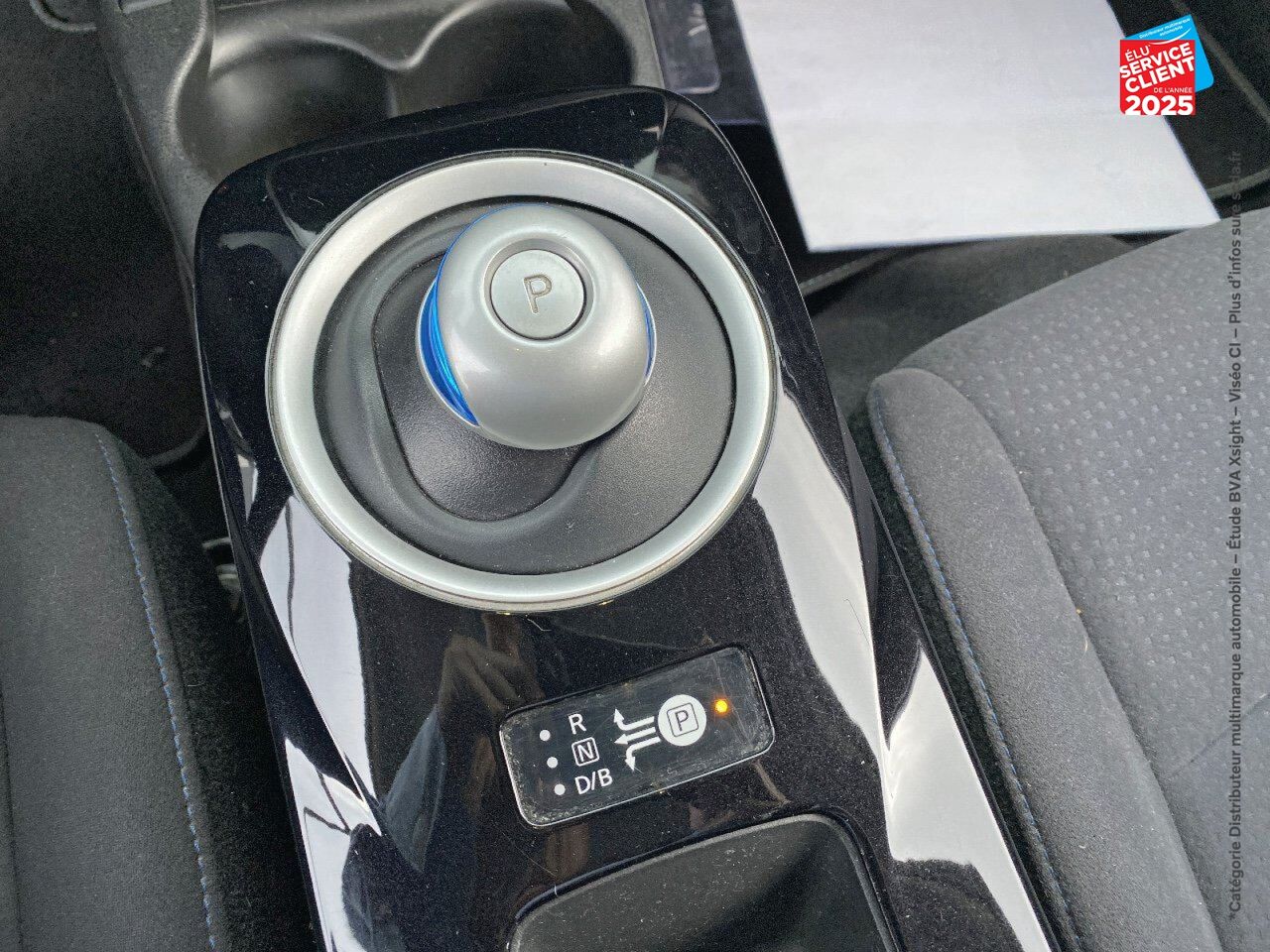 Véhicule d'occasion NISSAN LEAF 109CH 30KWH BLACK EDITION MY17 chez Nissan Belfort