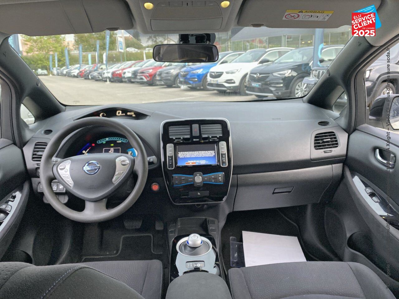 Véhicule d'occasion NISSAN LEAF 109CH 30KWH BLACK EDITION MY17 chez Nissan Belfort