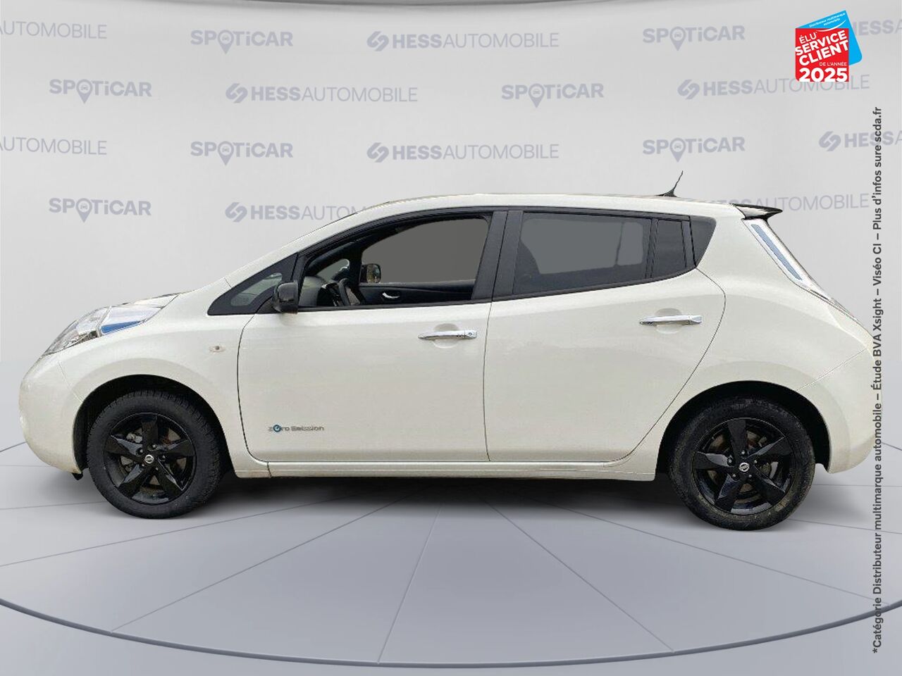 Véhicule d'occasion NISSAN LEAF 109CH 30KWH BLACK EDITION MY17 chez Nissan Belfort