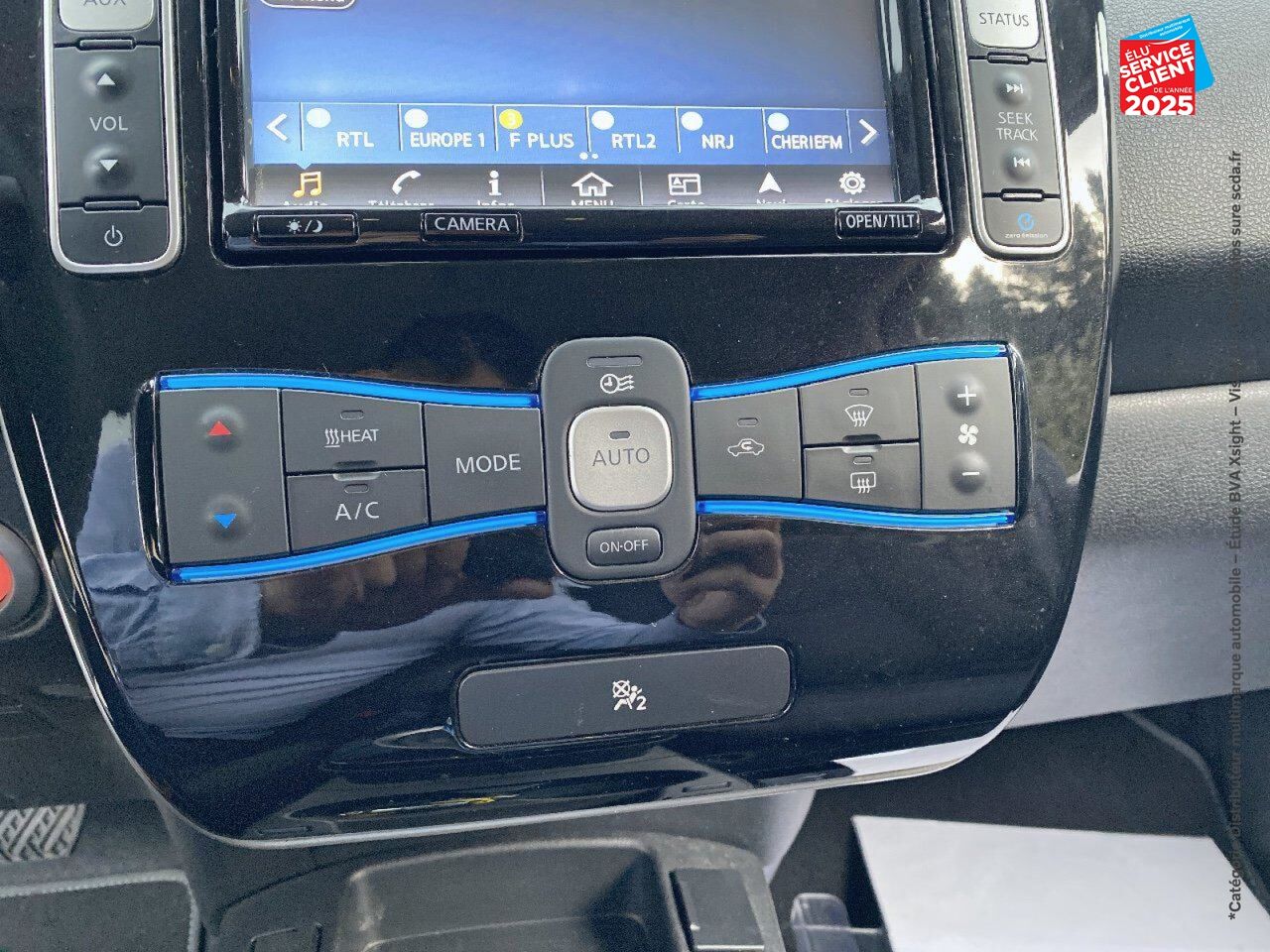 Véhicule d'occasion NISSAN LEAF 109CH 30KWH BLACK EDITION MY17 chez Nissan Belfort