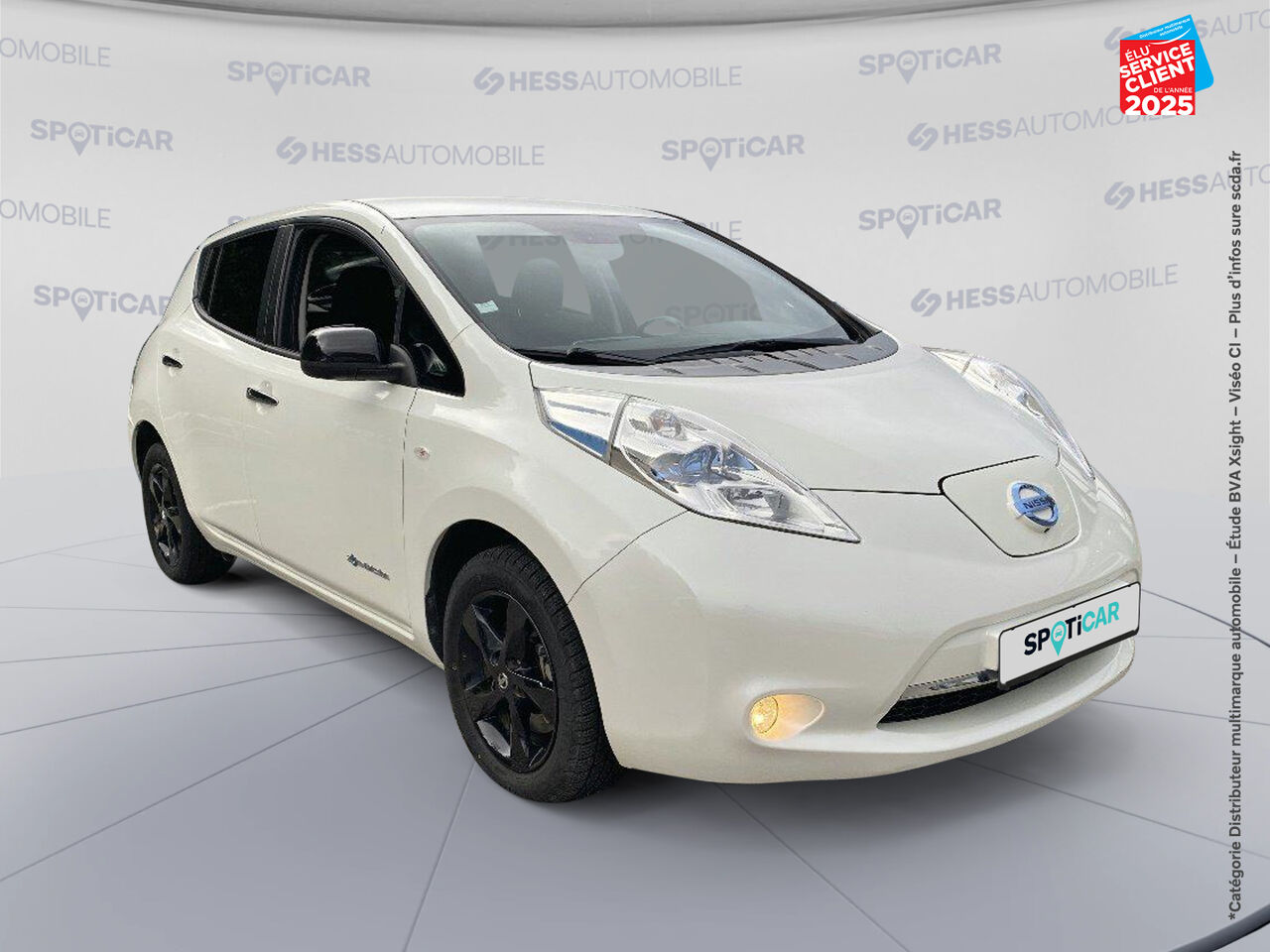 Véhicule d'occasion NISSAN LEAF 109CH 30KWH BLACK EDITION MY17 chez Nissan Belfort