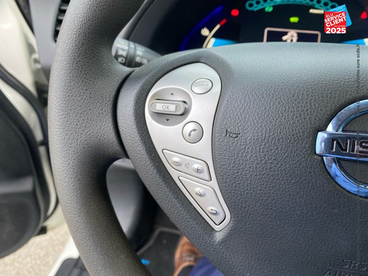 Véhicule d'occasion NISSAN LEAF 109CH 30KWH BLACK EDITION MY17 chez Nissan Belfort