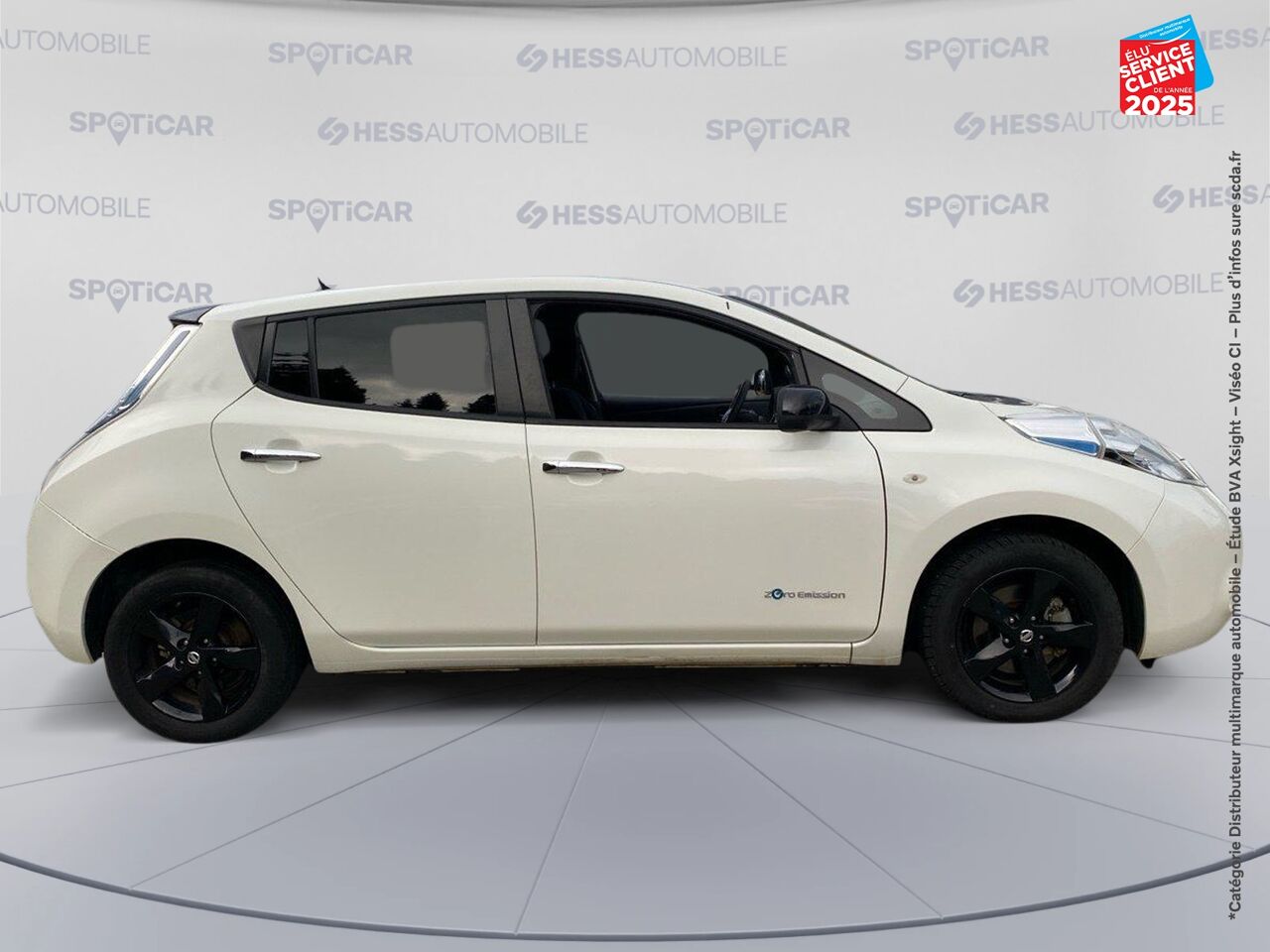 Véhicule d'occasion NISSAN LEAF 109CH 30KWH BLACK EDITION MY17 chez Nissan Belfort