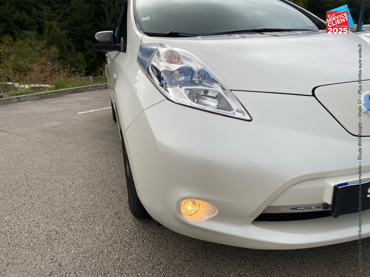 Véhicule d'occasion NISSAN LEAF 109CH 30KWH BLACK EDITION MY17 chez Nissan Belfort