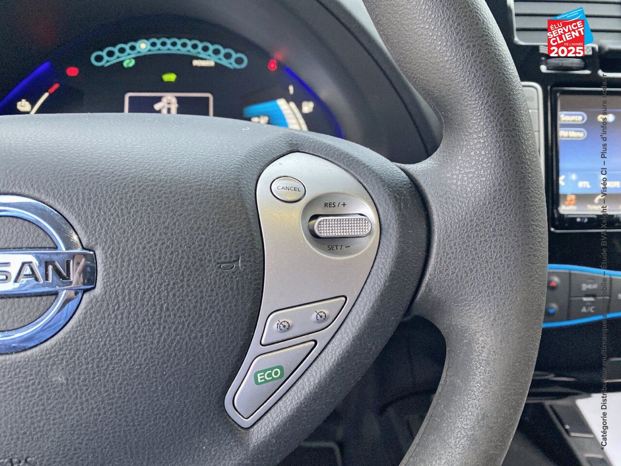 Véhicule d'occasion NISSAN LEAF 109CH 30KWH BLACK EDITION MY17 chez Nissan Belfort
