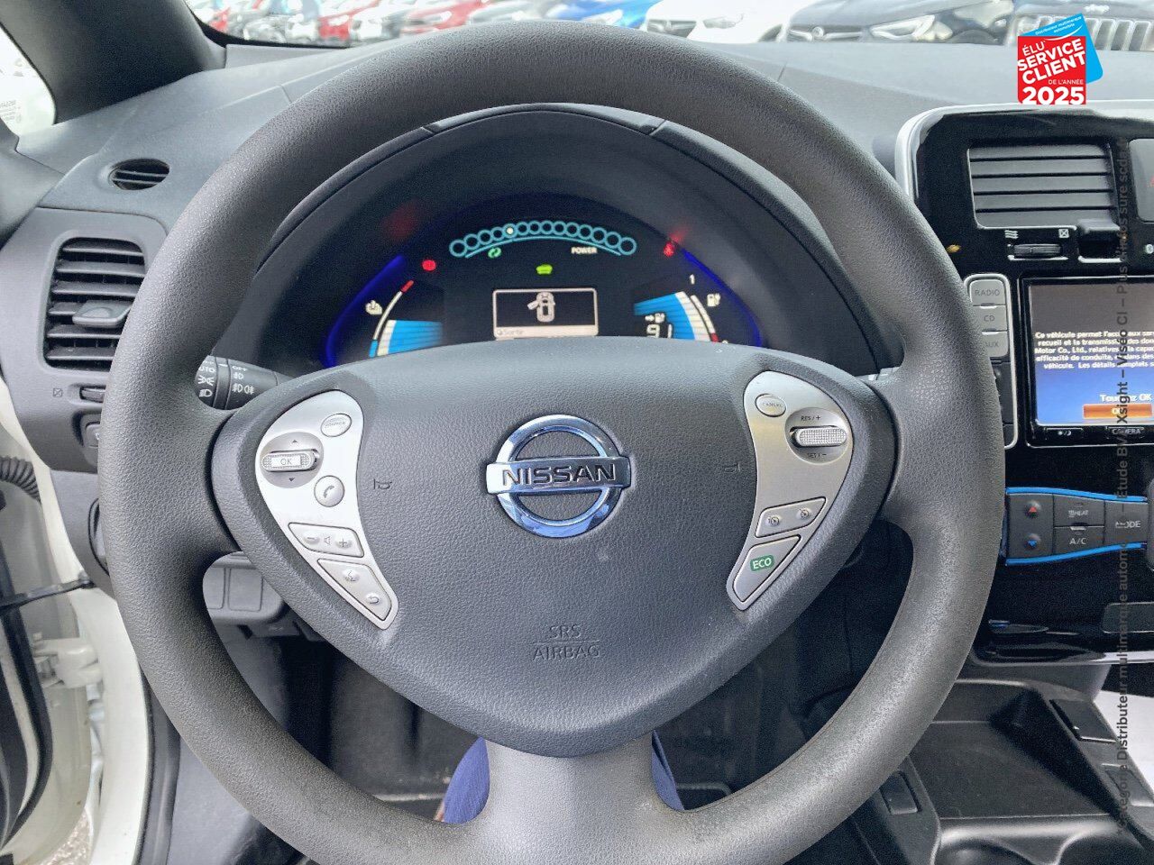 Véhicule d'occasion NISSAN LEAF 109CH 30KWH BLACK EDITION MY17 chez Nissan Belfort