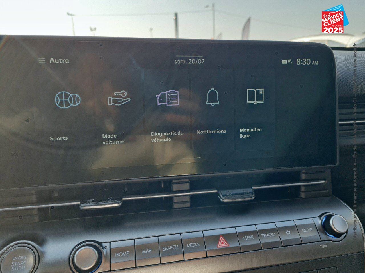 Véhicule d'occasion HYUNDAI KONA 1.6 GDI 141CH HYBRID CREATIVE DCT-6 chez Toyota Saint Dizier