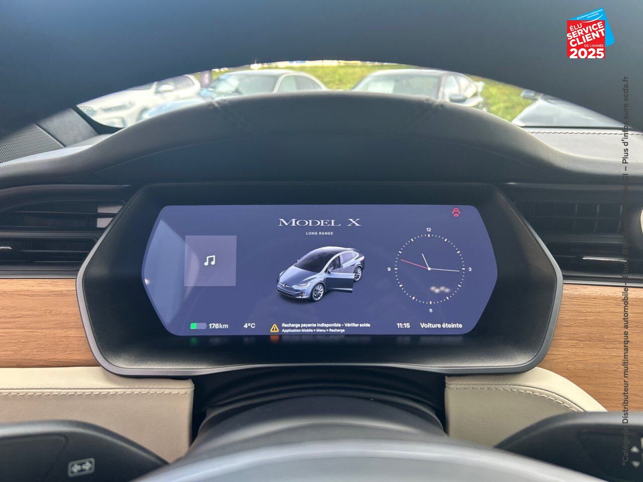 Véhicule d'occasion TESLA MODEL X LONG RANGE PLUS chez Renault Saint-Louis