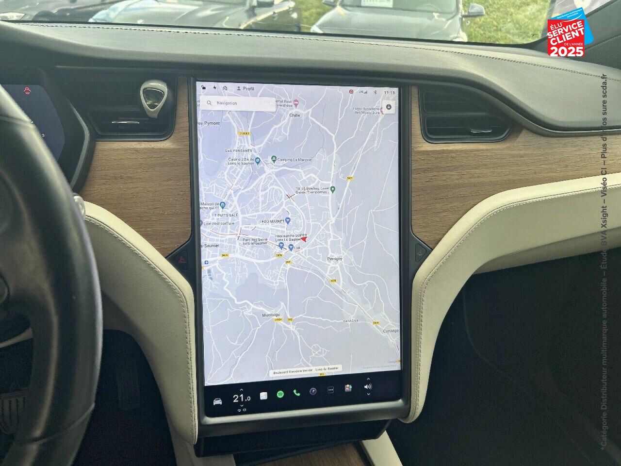Véhicule d'occasion TESLA MODEL X LONG RANGE PLUS chez Renault Saint-Louis