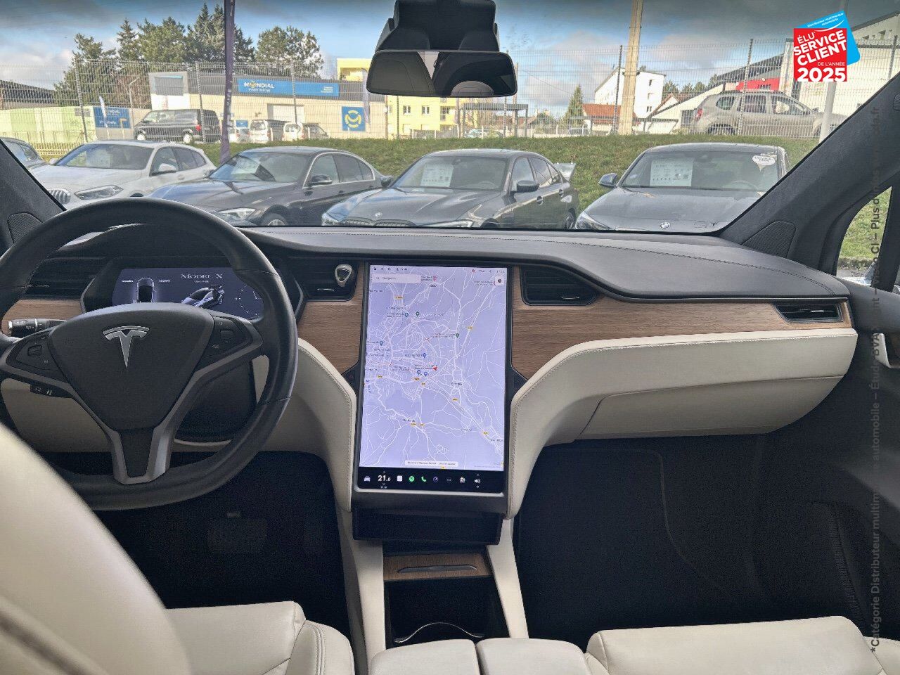 Véhicule d'occasion TESLA MODEL X LONG RANGE PLUS chez Renault Saint-Louis