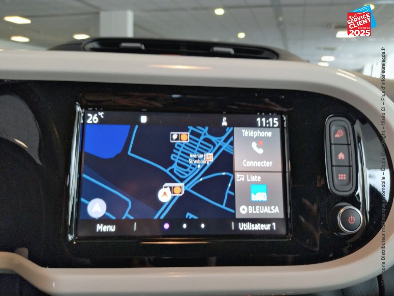 Véhicule d'occasion RENAULT TWINGO E-TECH ELECTRIC INTENS R80 ACHAT INTEGRAL - 21MY chez Toyota Bar le Duc