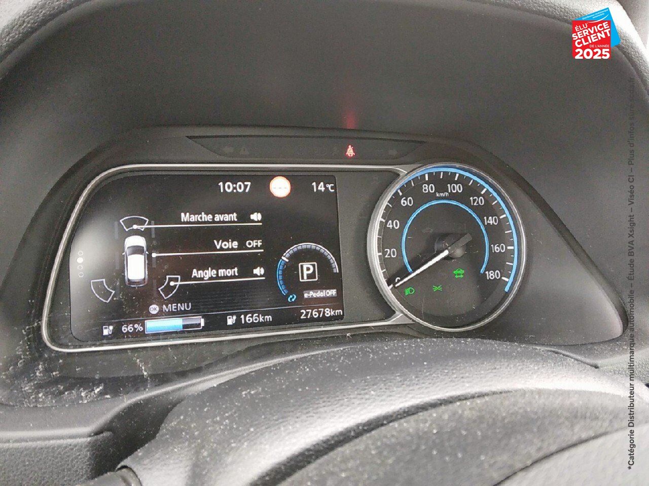 Véhicule d'occasion NISSAN LEAF 150CH 40KWH ACENTA 21 chez Nissan Metz