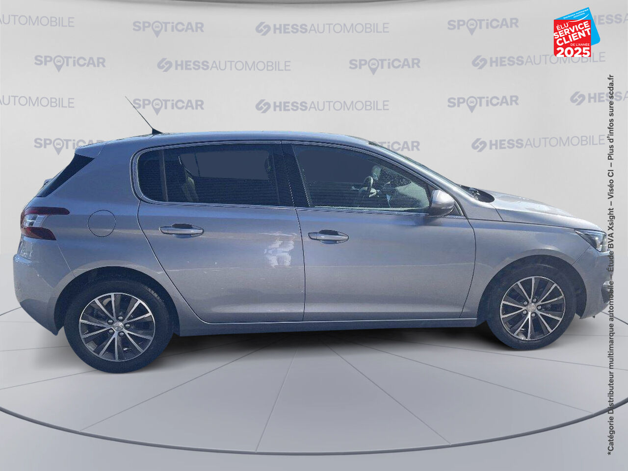 Véhicule d'occasion PEUGEOT 308 1.2 PURETECH 110CH ALLURE SS 5P chez HESS Automobile