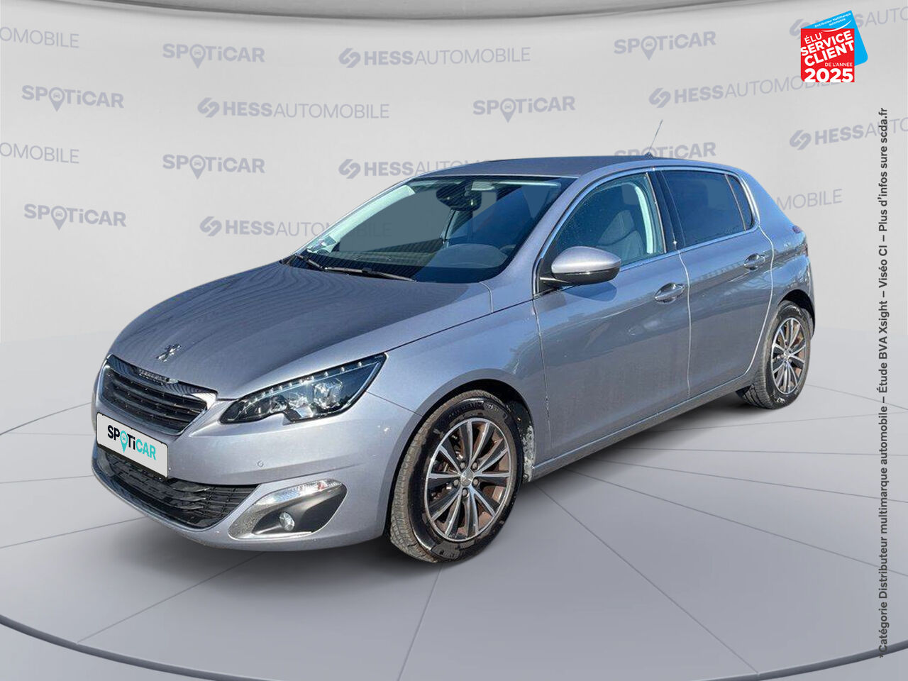 Véhicule d'occasion PEUGEOT 308 1.2 PURETECH 110CH ALLURE SS 5P chez HESS Automobile
