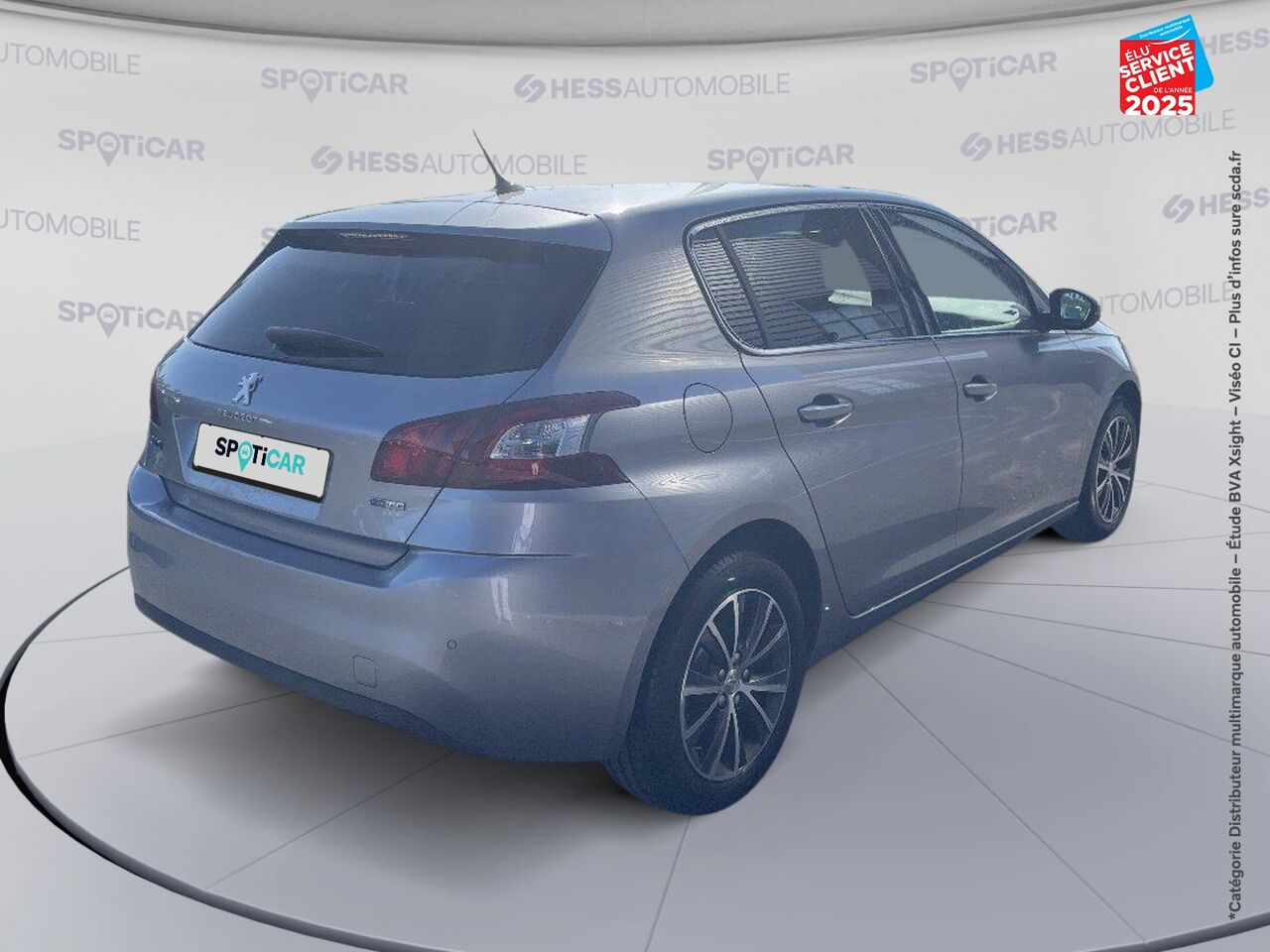 Véhicule d'occasion PEUGEOT 308 1.2 PURETECH 110CH ALLURE SS 5P chez HESS Automobile